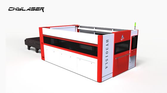 Máquina de corte por láser de fibra de 1300 mm para planta de fabricación de madera CNC de micro chorro cerrada