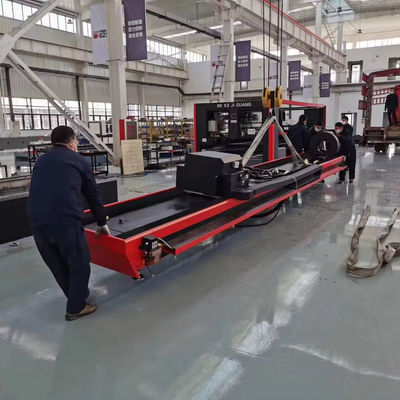 Máquina de corte de tubos de metal con control CNC y consumo