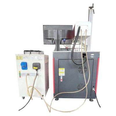Máquina de grabado láser de 10W 20W 30W 50W para placas metálicas controlada por el sistema Cypcut