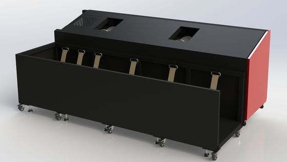Máquina de corte de tubos de metal con control CNC y consumo