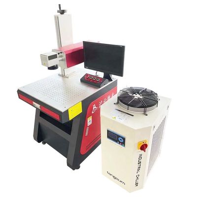 10w 20w 30w 50w Máquina de grabado láser CNC para corte de placas metálicas y joyas de plástico