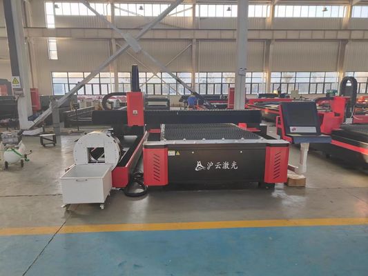 Máquina de corte por láser de alta precisión de alta potencia de 6000 mm * 2500 mm con mesa de intercambio de 8kw 20kw